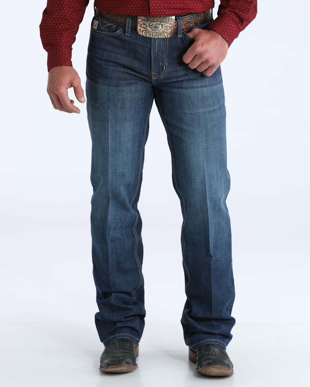 Men's Grant Relaxed Fit - Dark Stonewash