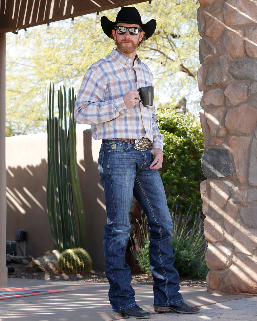 Men's Ian Slim Fit - Dark Stone