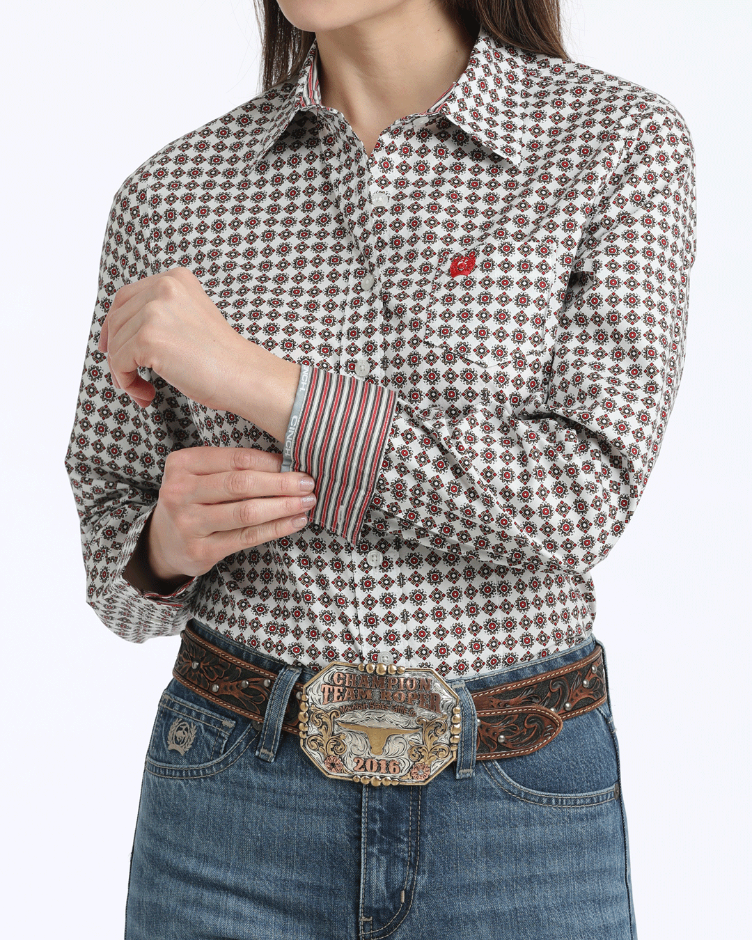 Women’s Stretch Arena Fit Button-Down Western Shirt