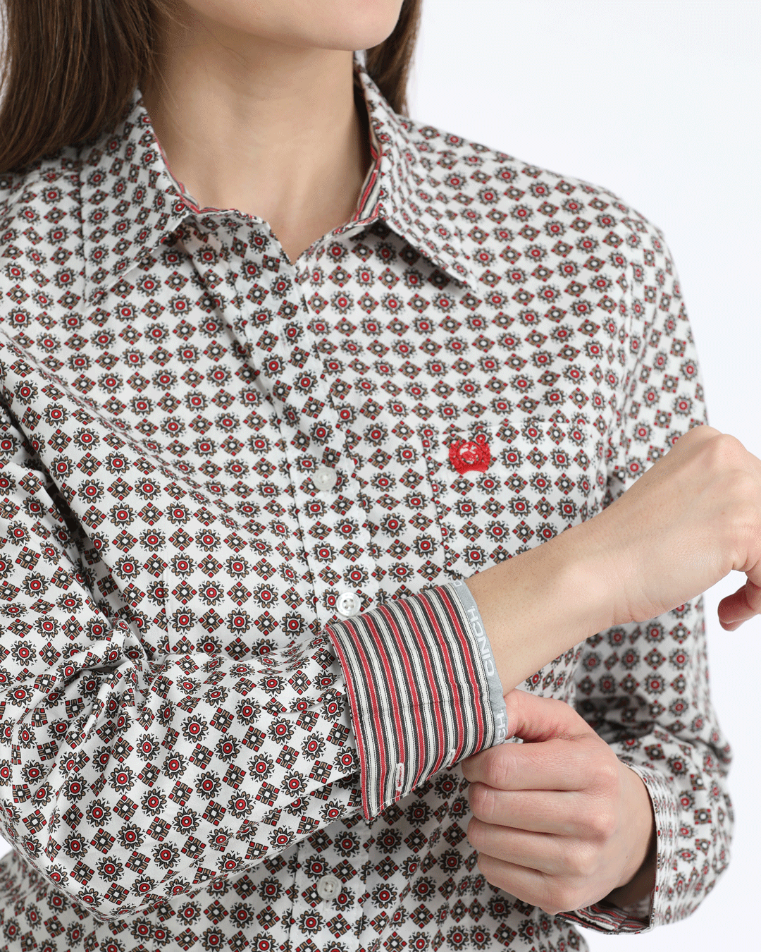 Women’s Stretch Arena Fit Button-Down Western Shirt