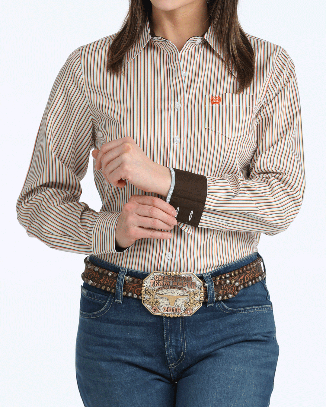 Women’s TENCEL™ Arena Fit Button-Down Western Shirt