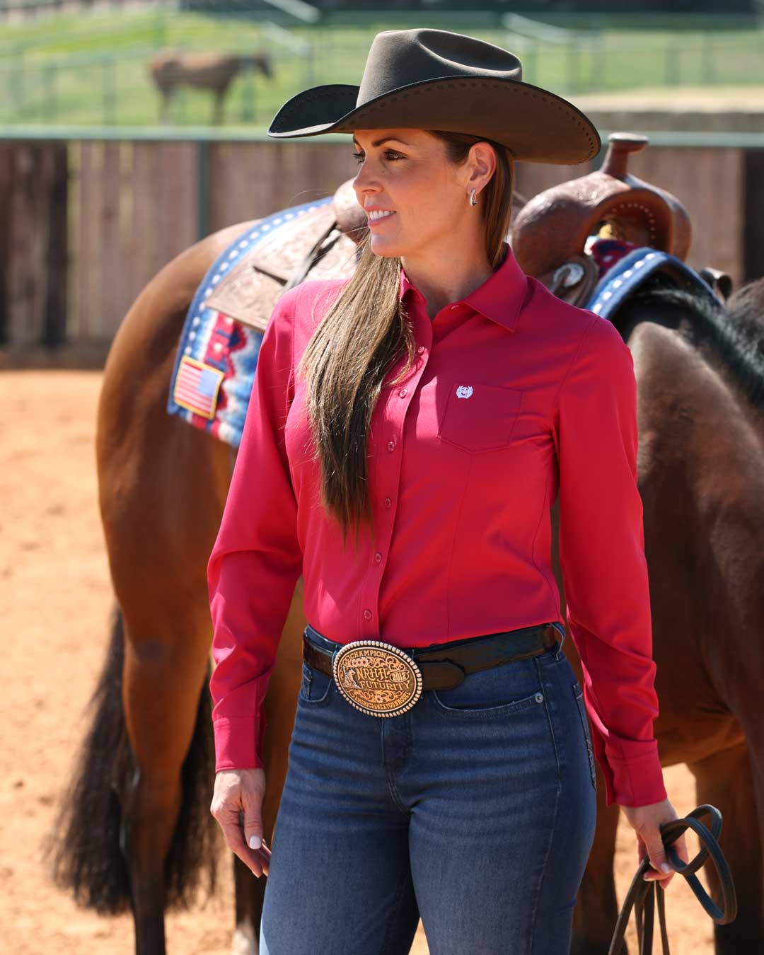 Women’s Arenaflex® Button Down Western Shirt