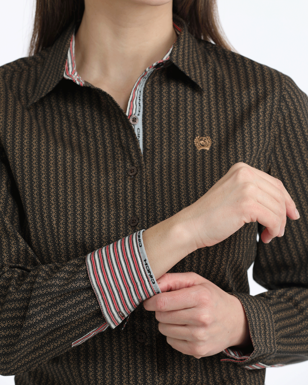 Women’s Arena Fit Button-Down Western Shirt