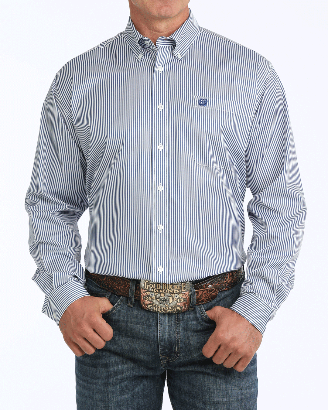 Men’s TENCEL™ Classic Fit Button-Down Western Shirt