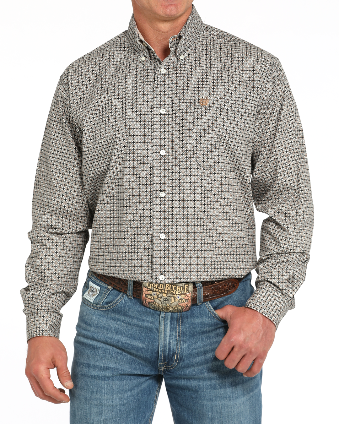 Cinch Men's Button Down Shirt L
