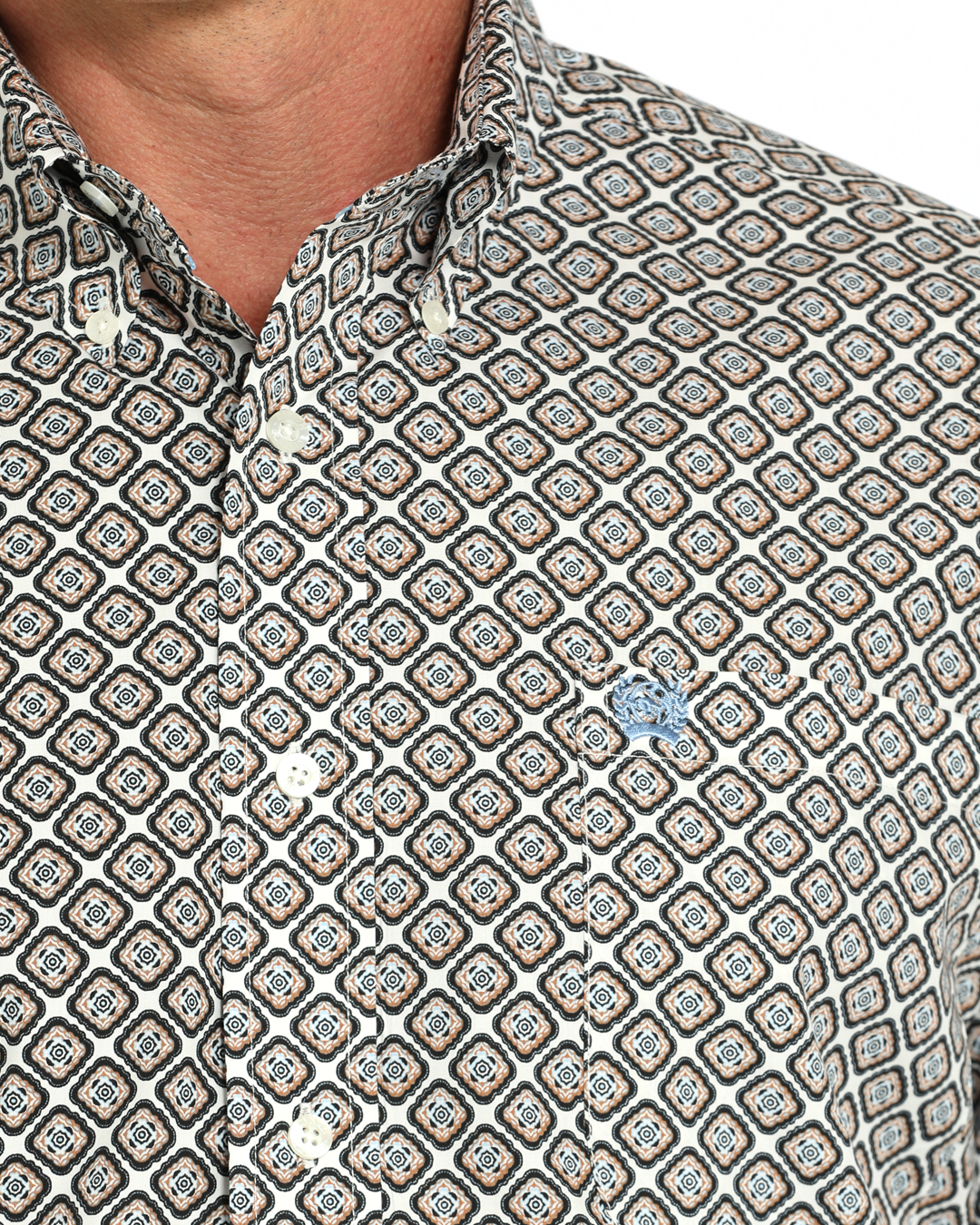 Men's Classic Fit Button-Down Western Shirt