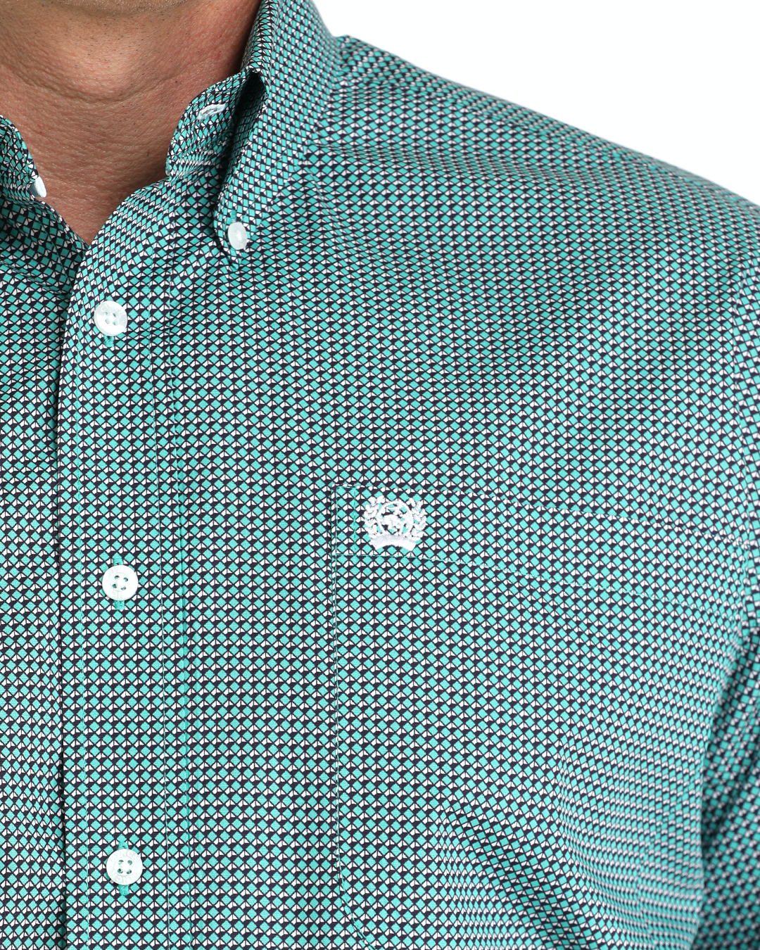 Men's Classic Fit Button-Down Western Shirt