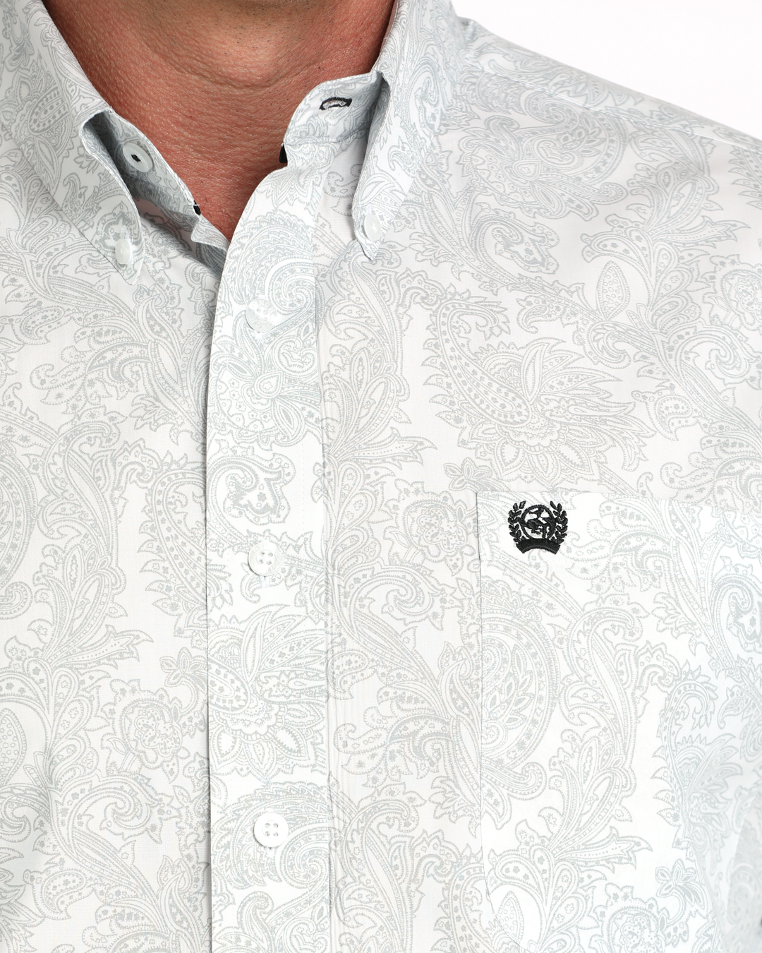 Men's Classic Fit Button-Down Western Shirt