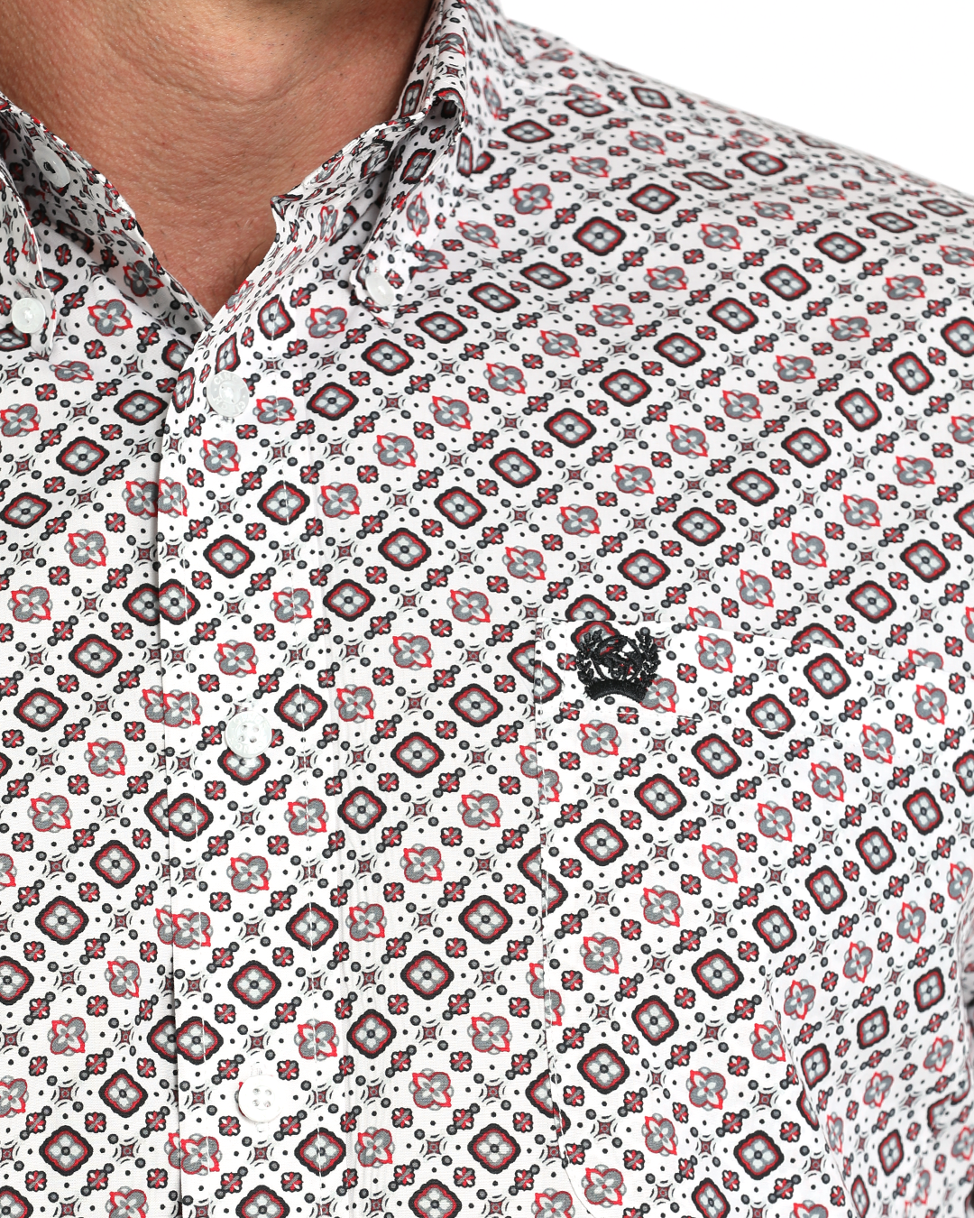 Men's Classic Fit Button-Down Western Shirt