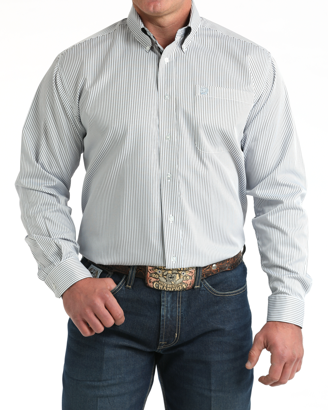 Men’s TENCEL™ Classic Fit Button-Down Western Shirt