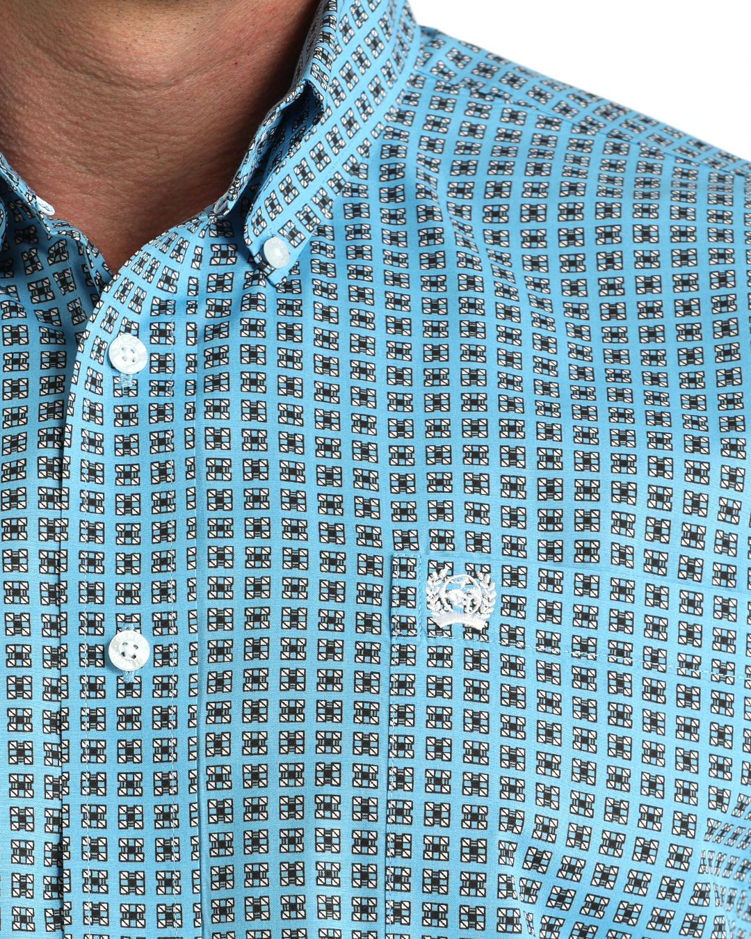 Men's Classic Fit Button-Down Western Shirt