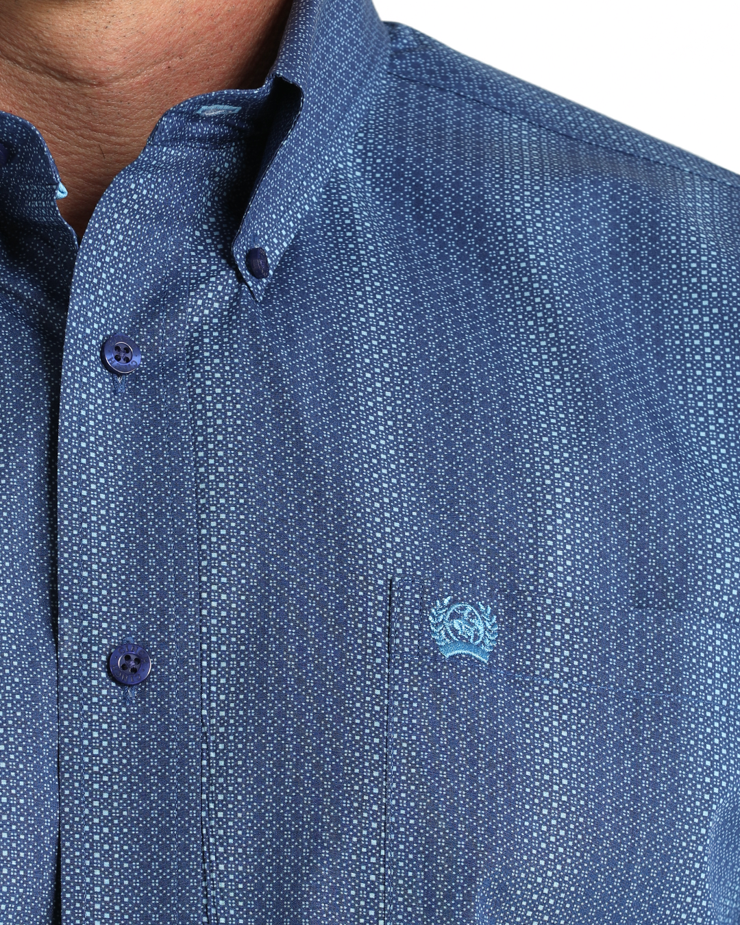 Men's Classic Fit Button-Down Western Shirt