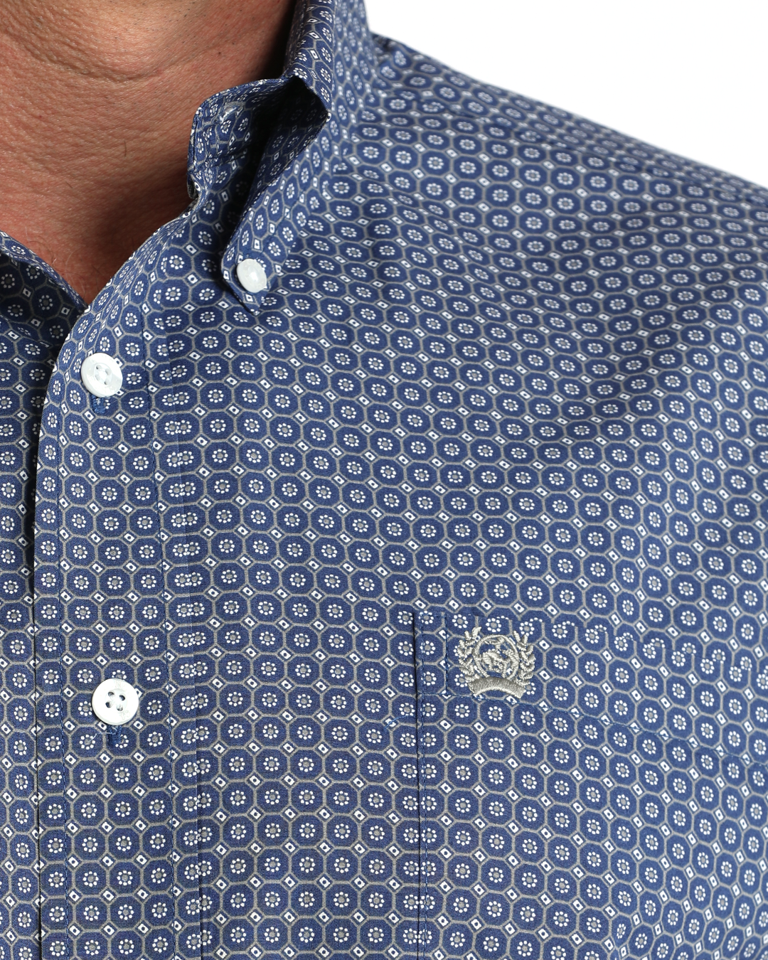 Men's Classic Fit Button-Down Western Shirt