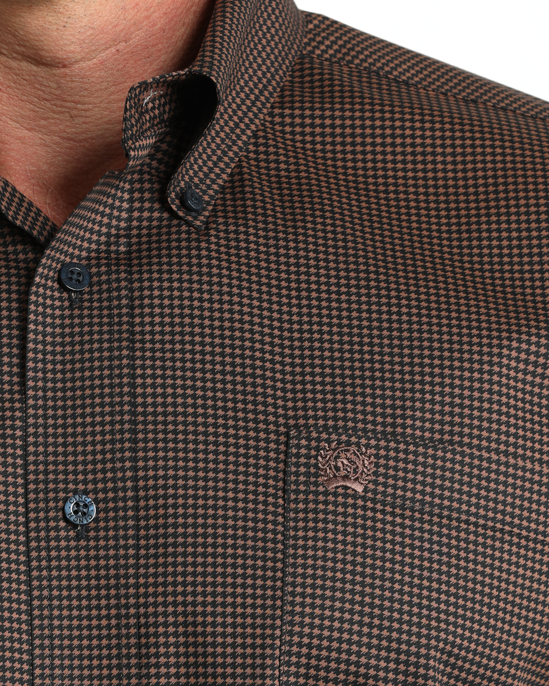 Men's Stretch Classic Fit Button-Down Western Shirt