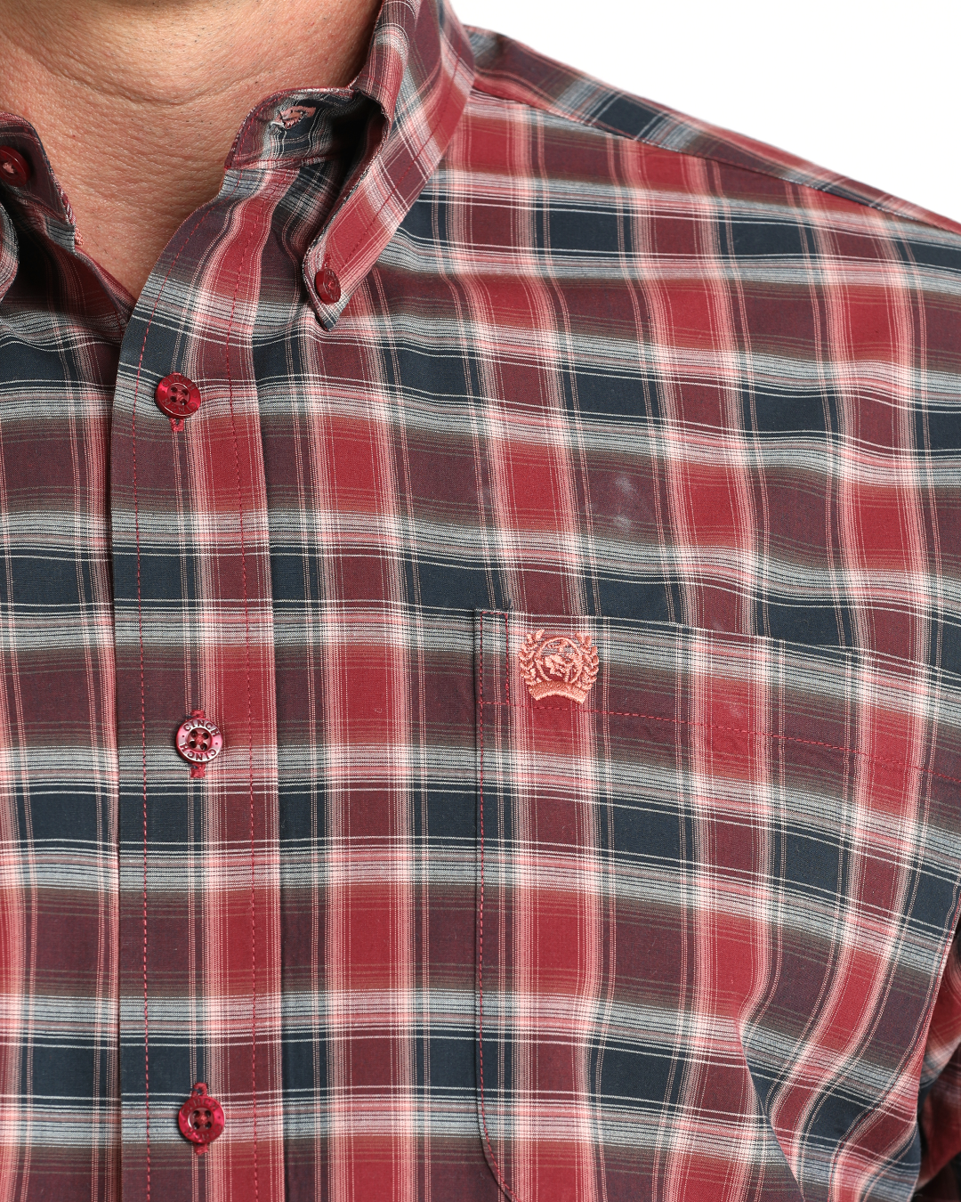 Men's Classic Fit Button-Down Western Shirt