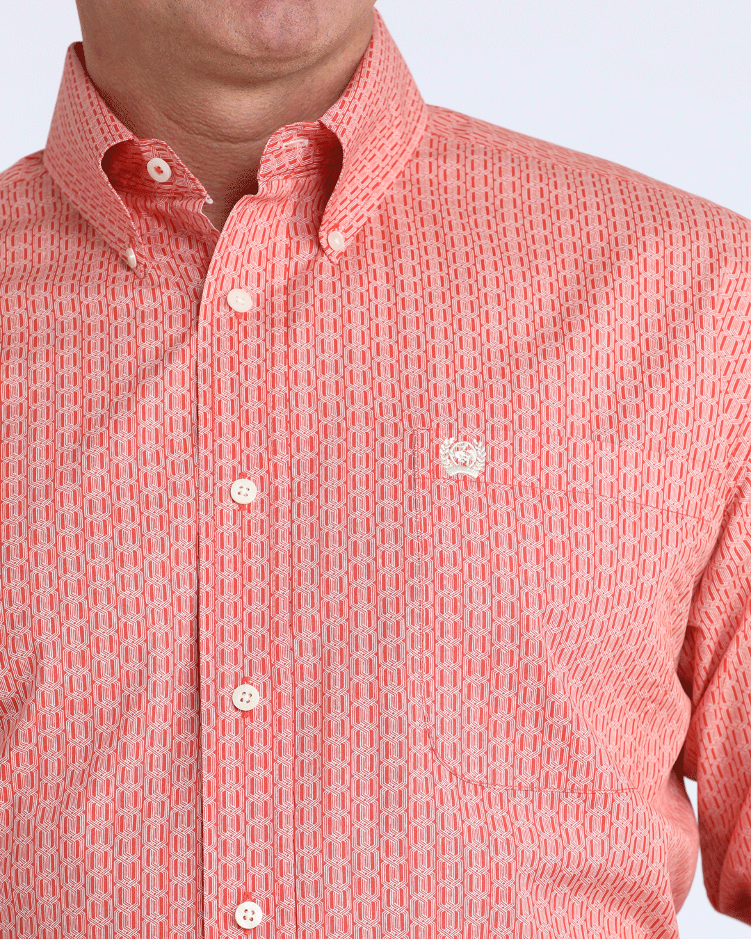 Men's Classic Fit Button-Down Western Shirt