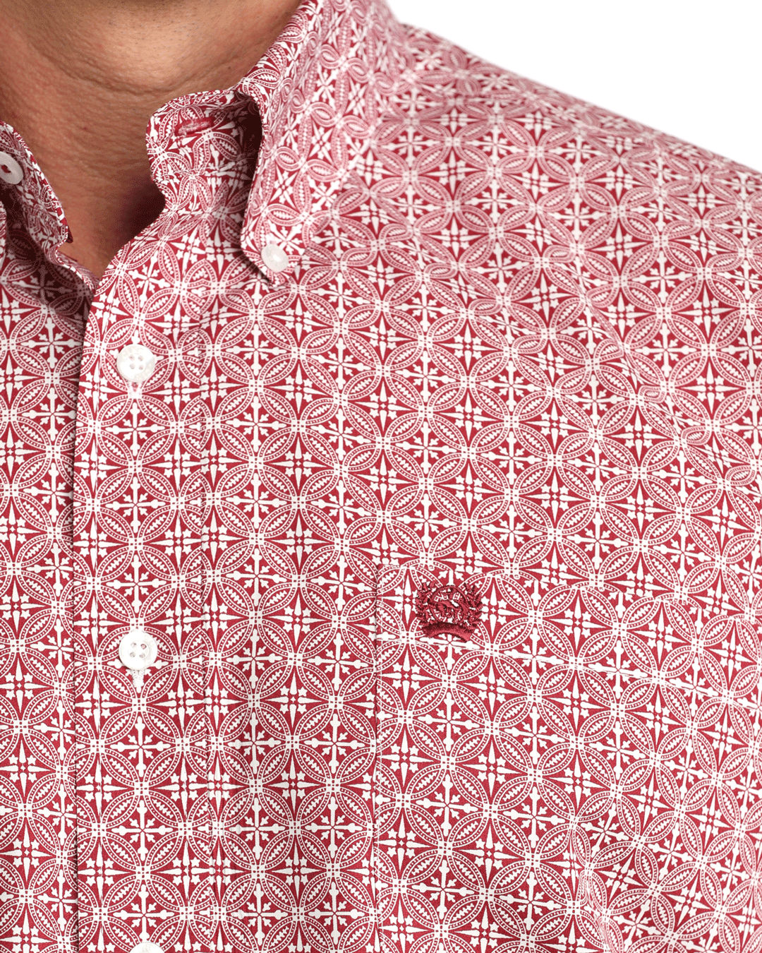 Men's Classic Fit Button-Down Western Shirt