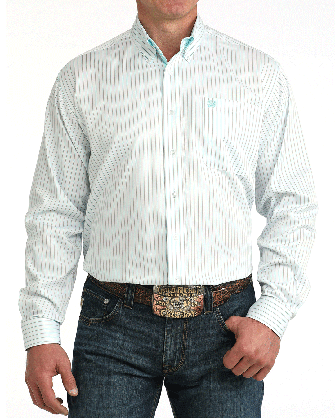 Men’s TENCEL™ Classic Fit Button-Down Western Shirt