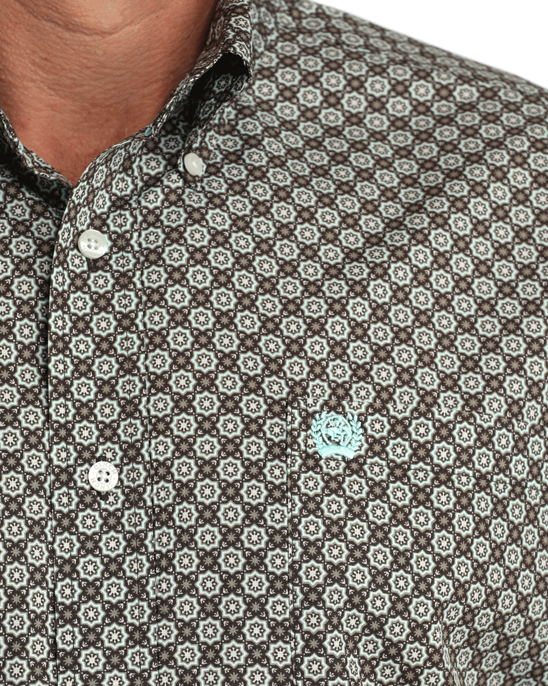 Men's Classic Fit Button-Down Western Shirt