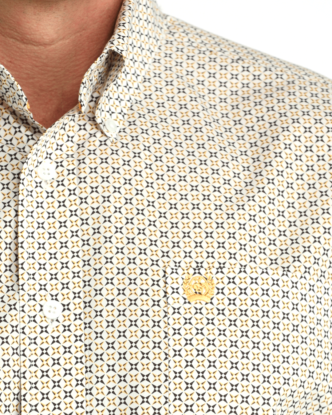 Men's Classic Fit Button-Down Western Shirt