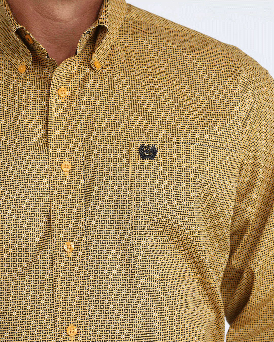 Men's Stretch Classic Fit Button-Down Western Shirt
