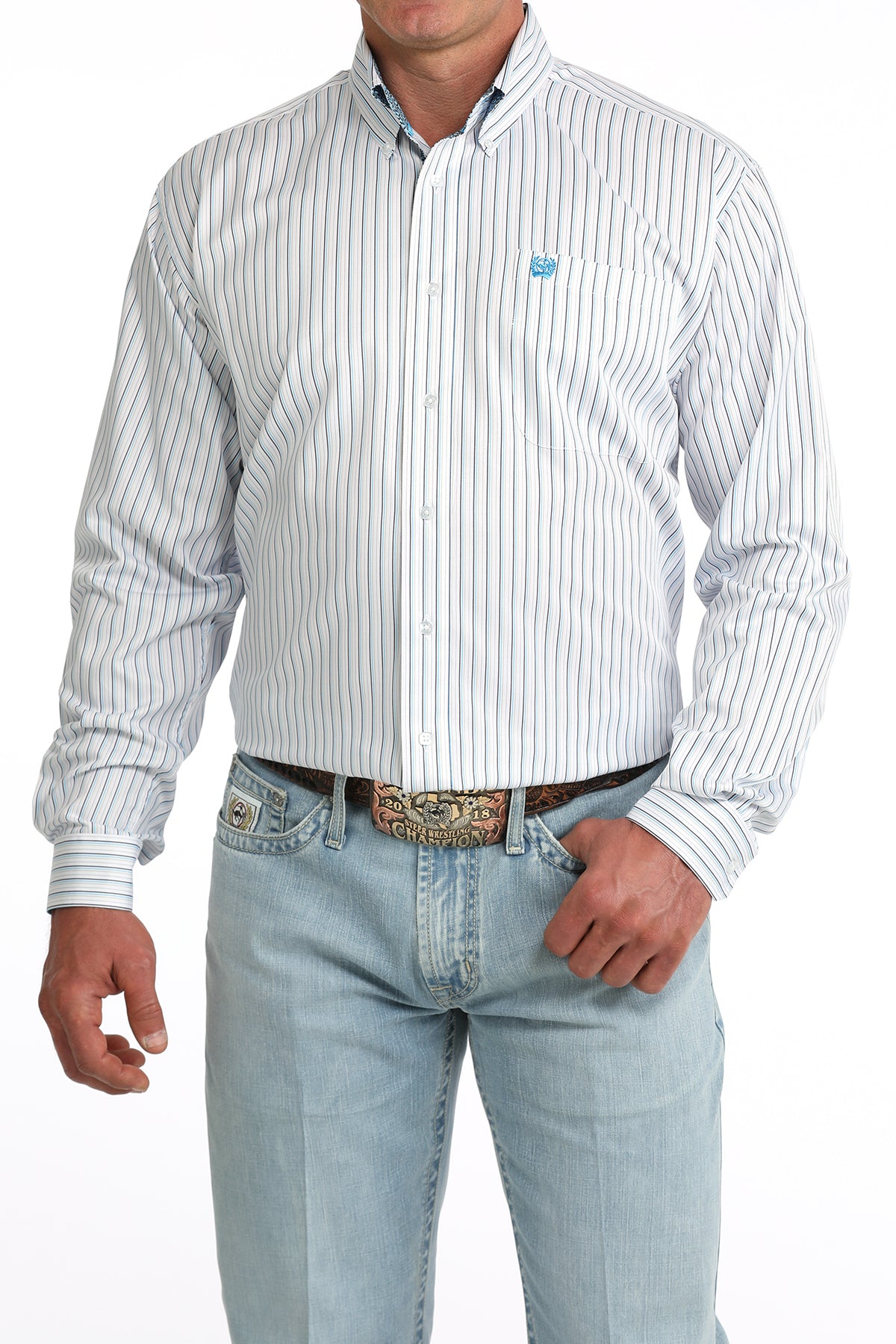 Men’s TENCEL™ Classic Fit Button-Down Western Shirt