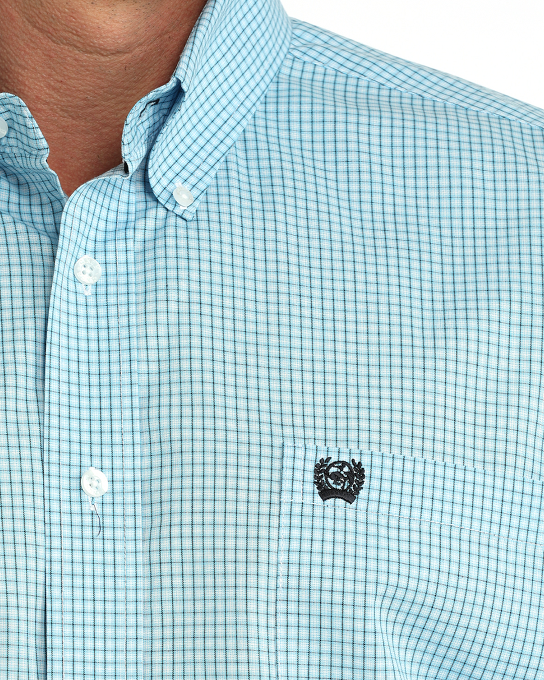 Men's Stretch Classic Fit Button-Down Western Shirt