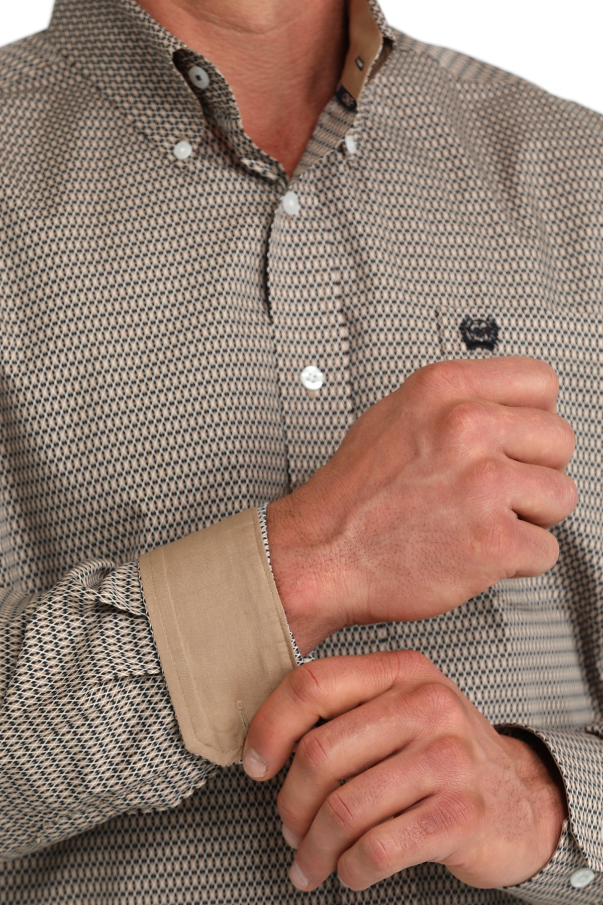 Men's Classic Fit Button-Down Western Shirt