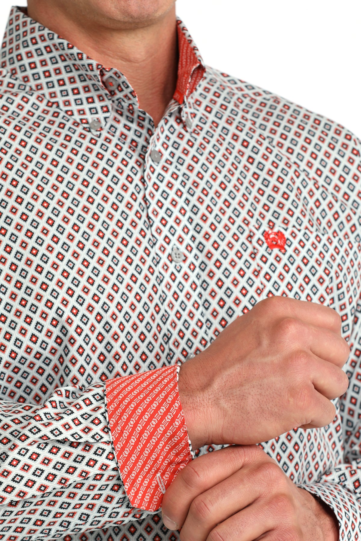Men's Classic Fit Button-Down Western Shirt