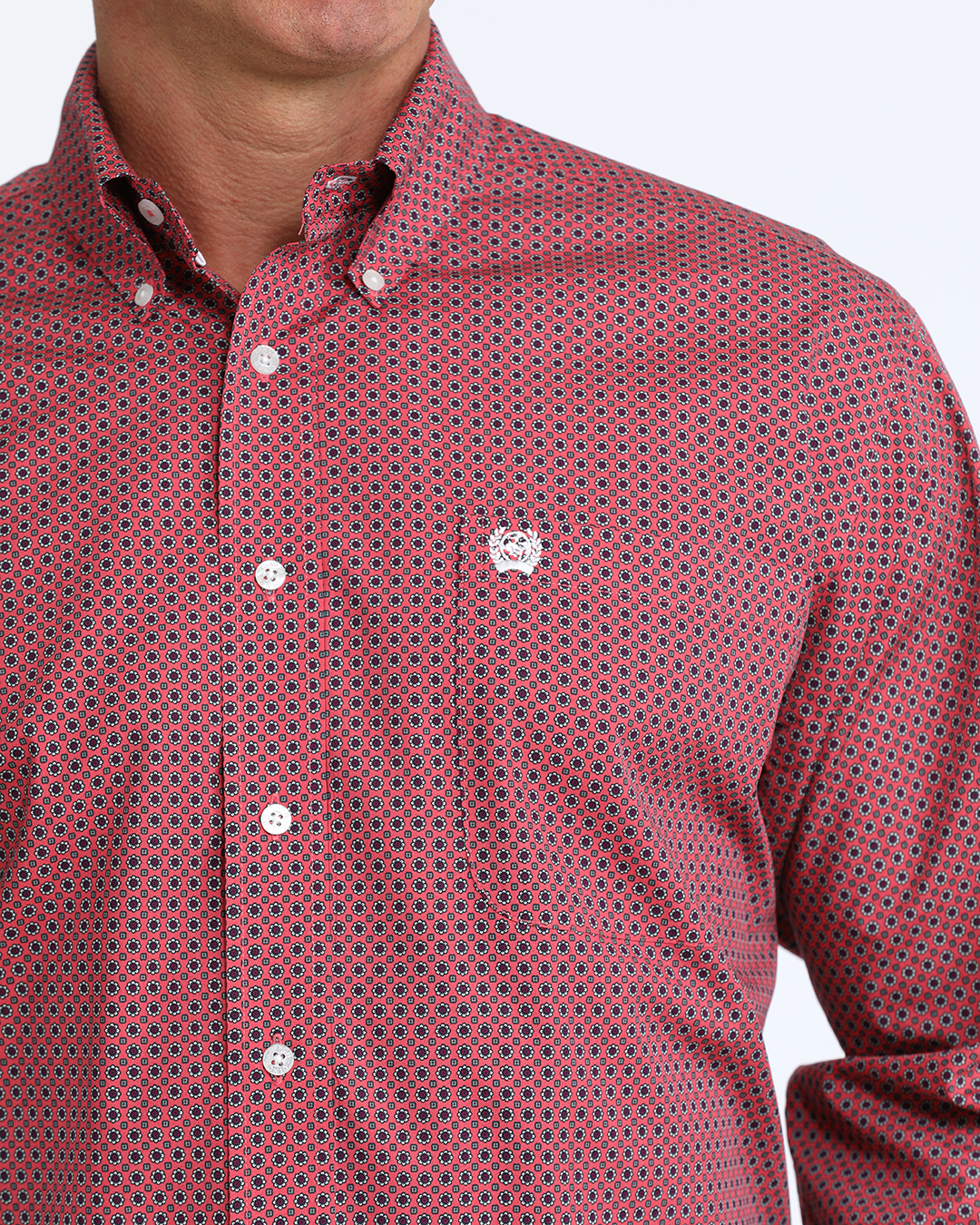 Men's Classic Fit Button-Down Western Shirt