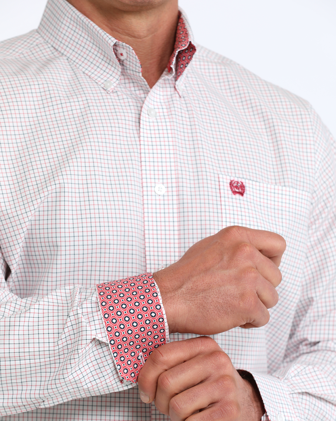 Men's Classic Fit Button-Down Western Shirt