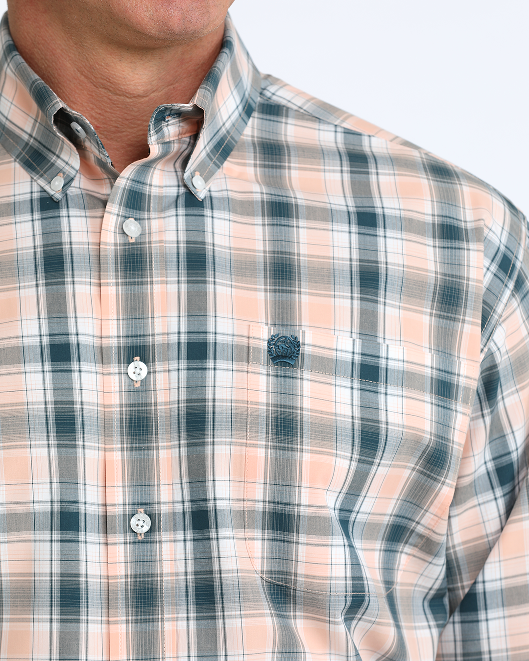Men's Classic Fit Button-Down Western Shirt