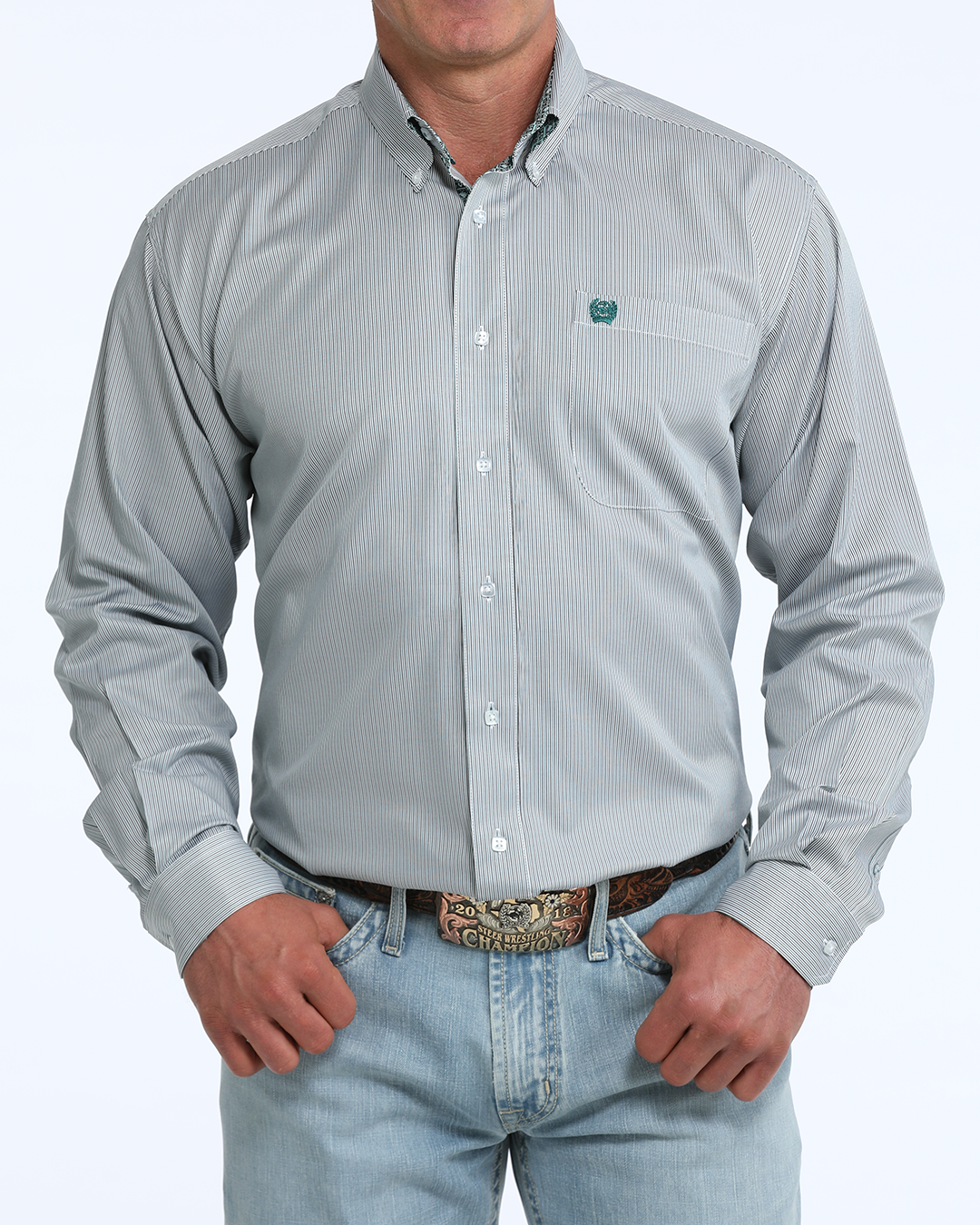 Men’s TENCEL™ Classic Fit Button-Down Western Shirt