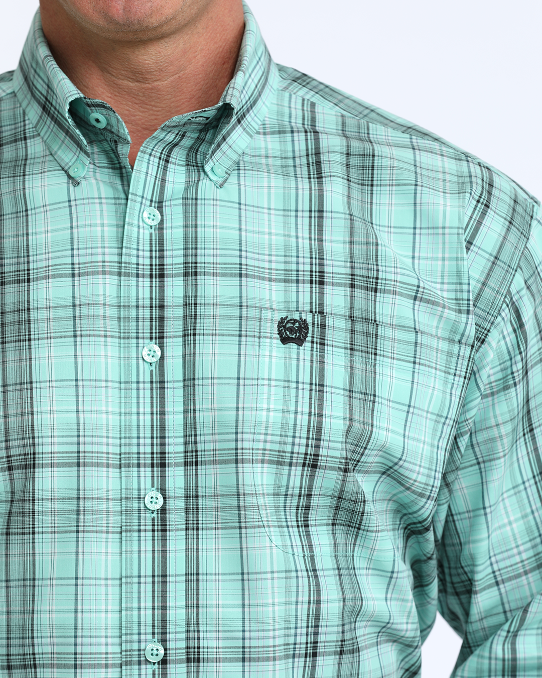 Men's Classic Fit Button-Down Western Shirt