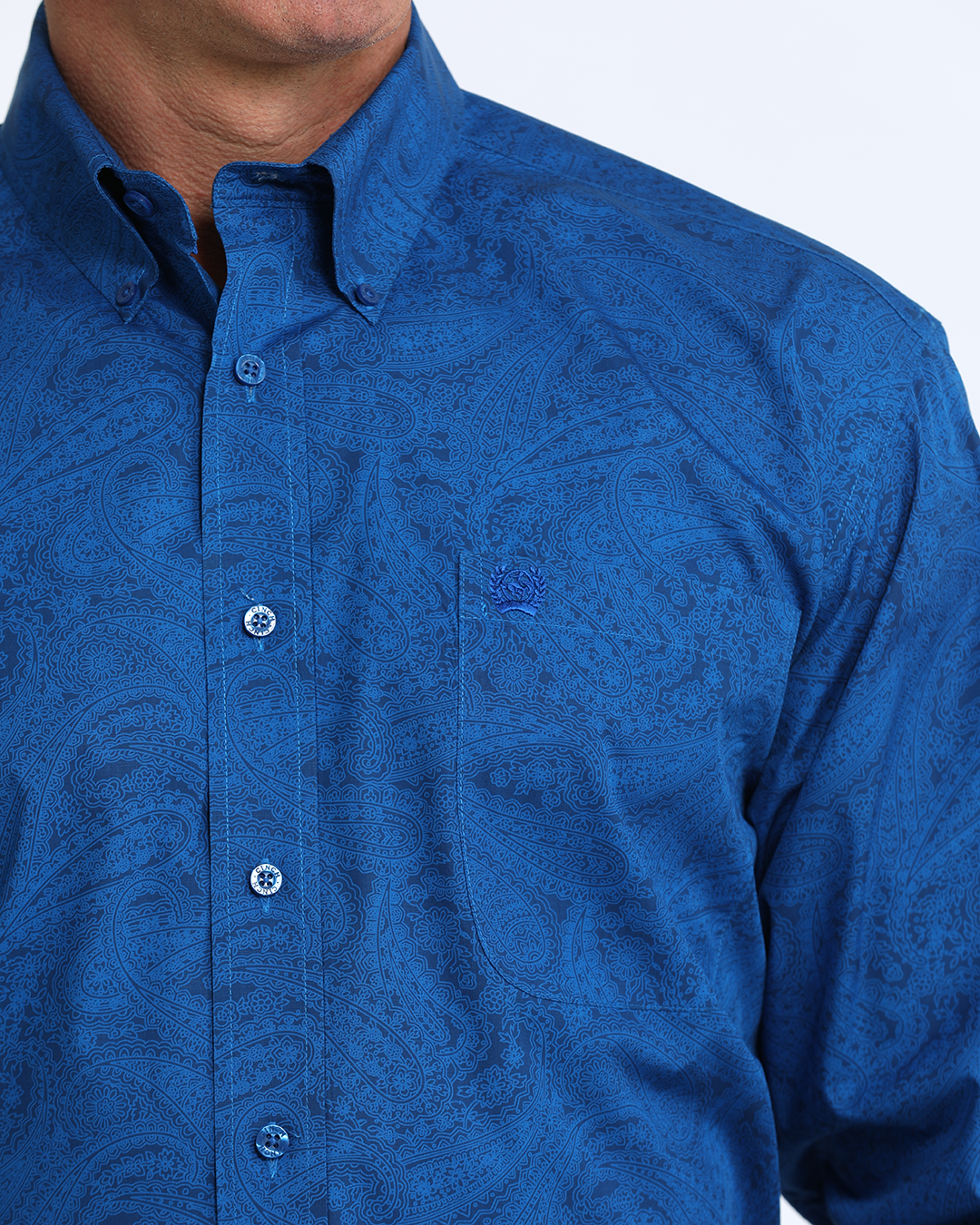 Men's Classic Fit Button-Down Western Shirt