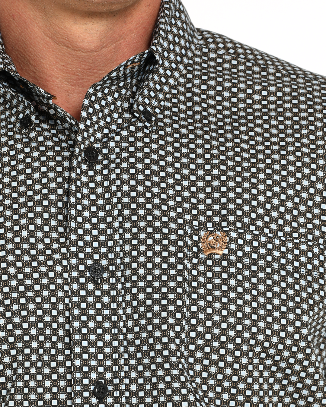 Men's Classic Fit Button-Down Western Shirt