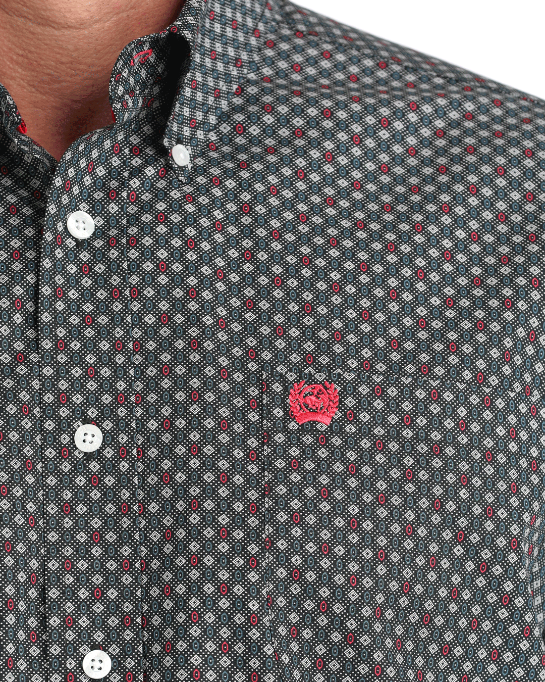 Men's Classic Fit Button-Down Western Shirt