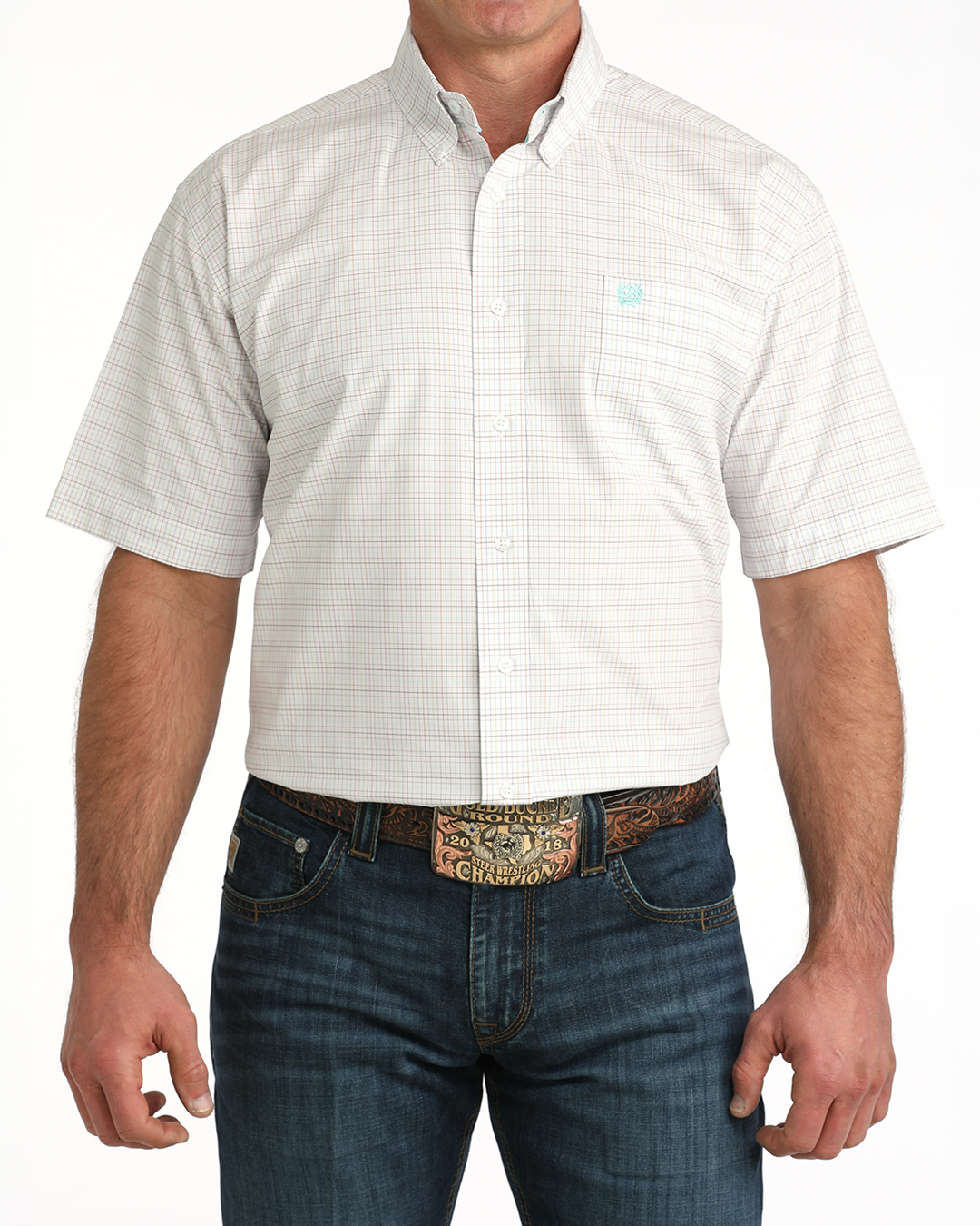 Men's Classic Fit Button-Down Western Shirt