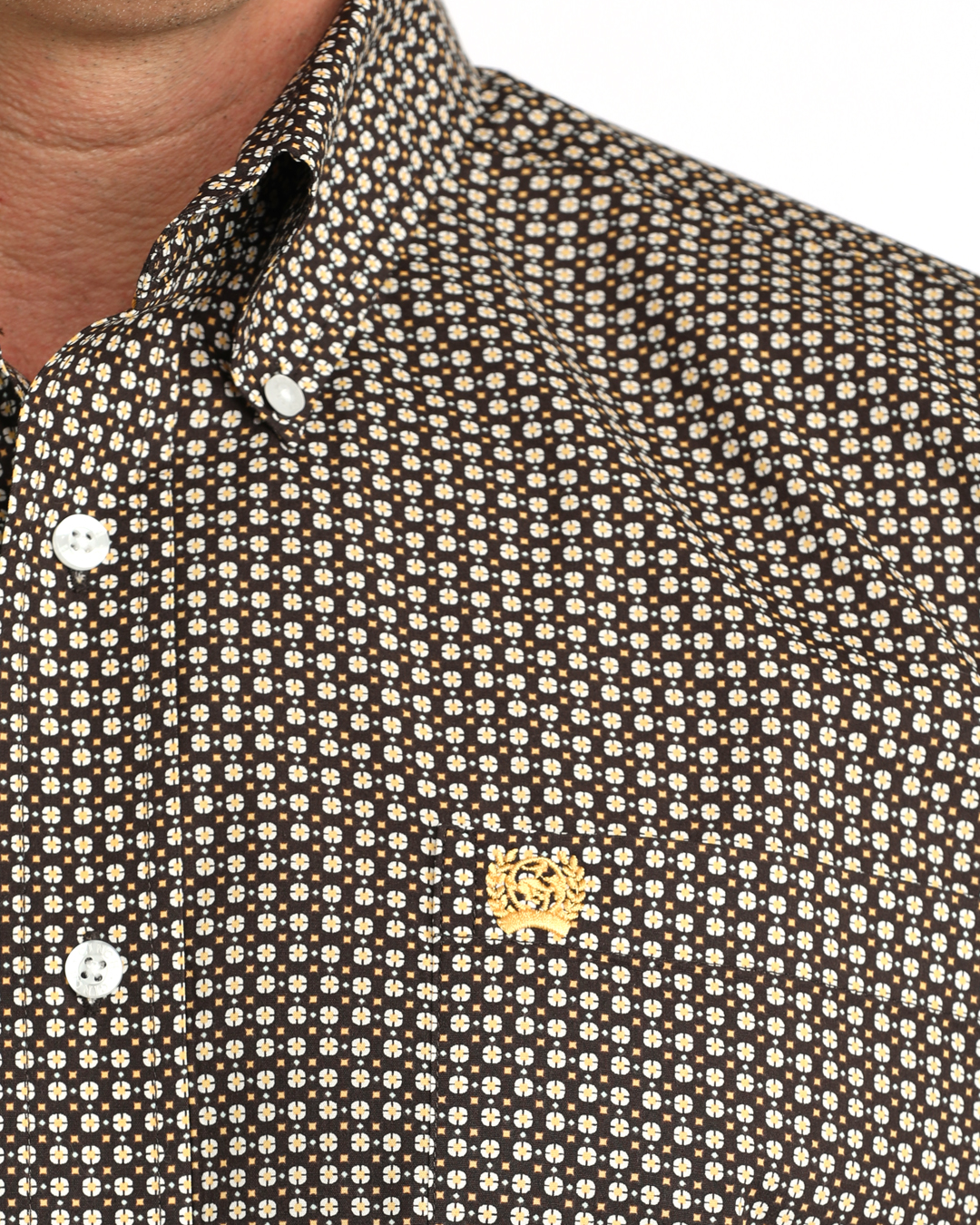 Men's Classic Fit Button-Down Western Shirt
