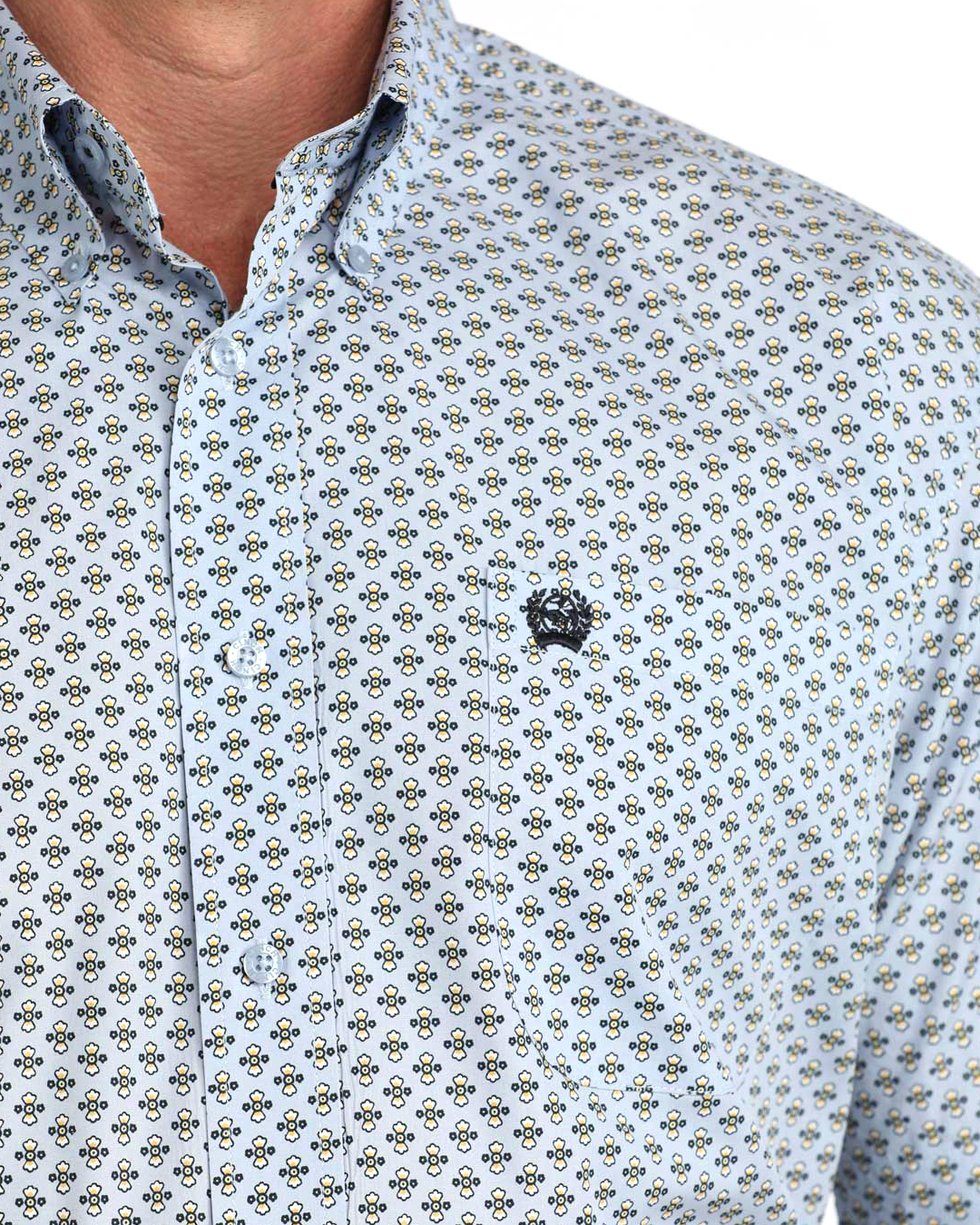 Men's Classic Fit Button-Down Western Shirt