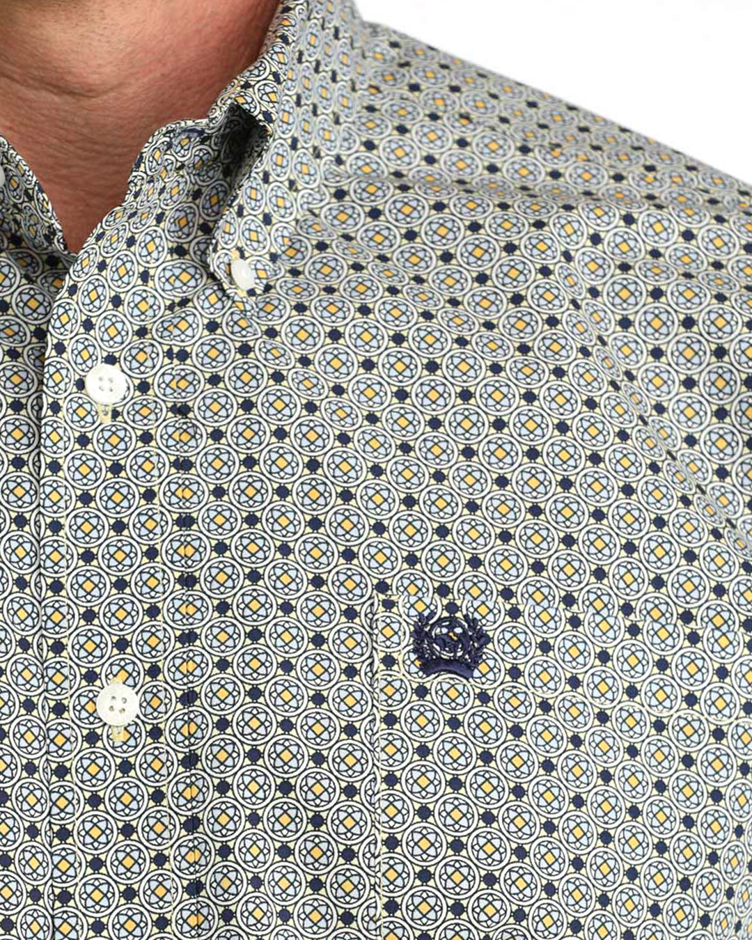 Men's Classic Fit Button-Down Western Shirt