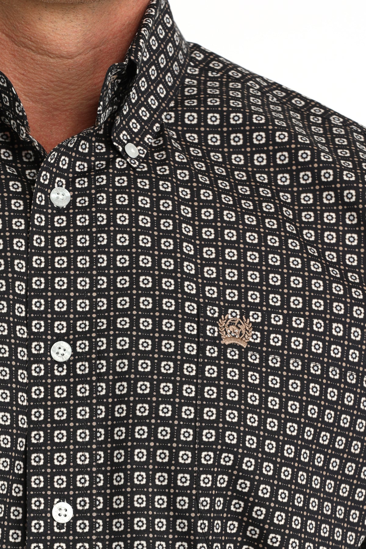 Men's Classic Fit Button-Down Western Shirt