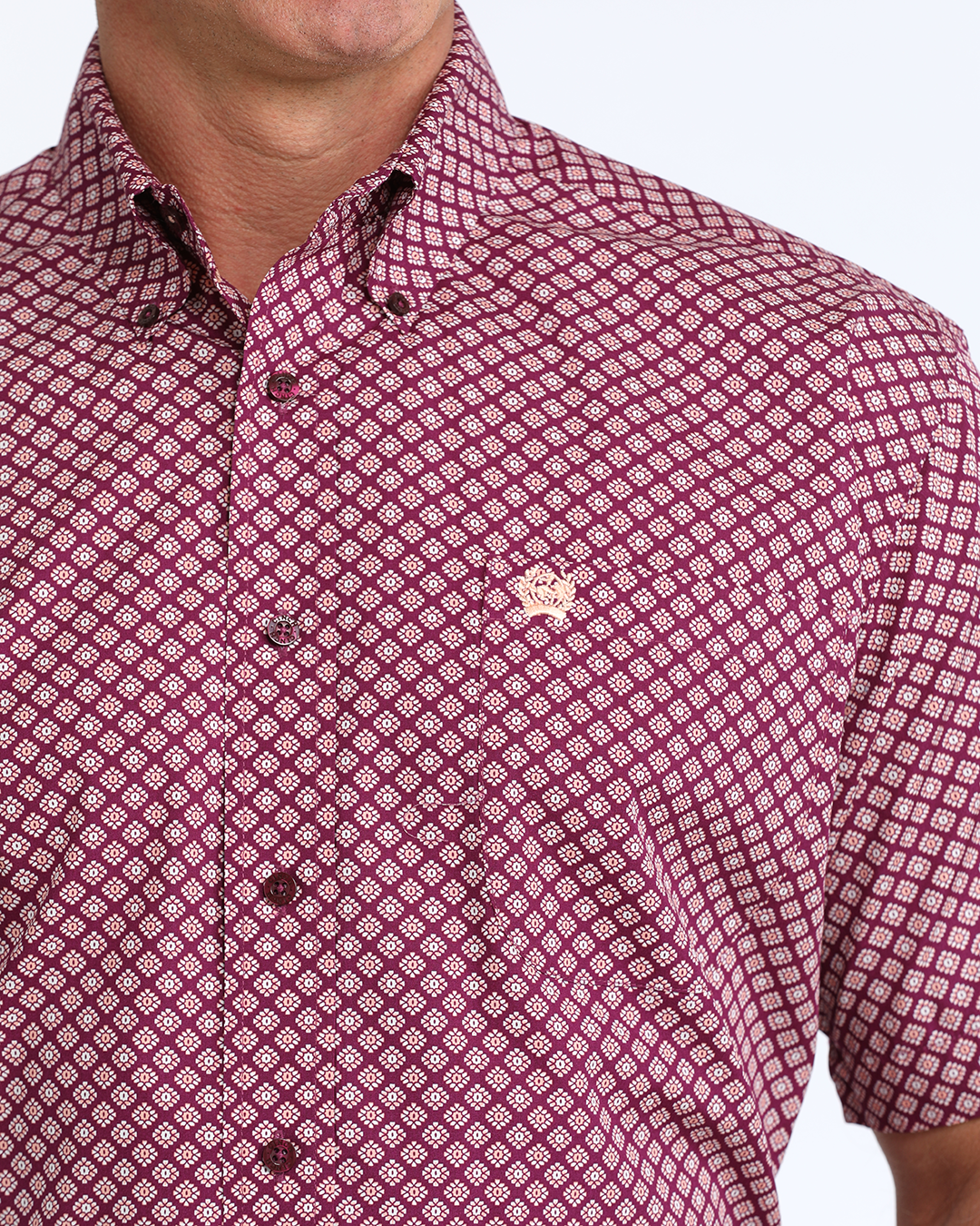 Men's Classic Fit Button-Down Western Shirt