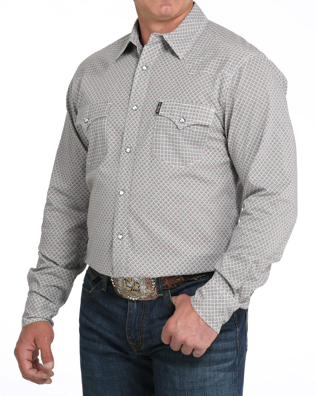 Men’s Modern Fit Snap Front Western Shirt