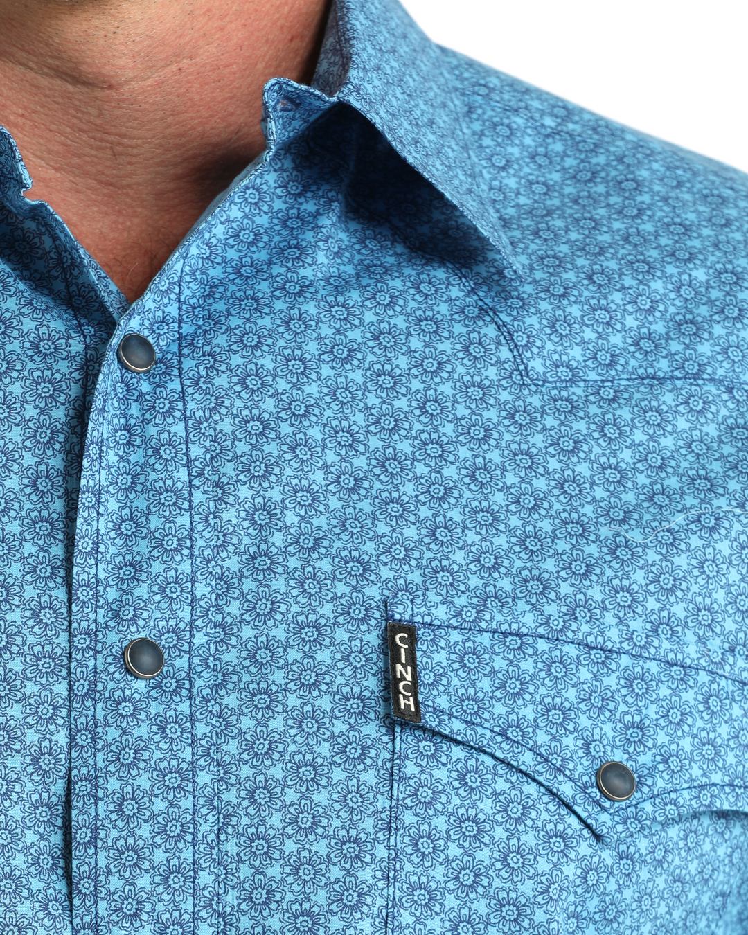 Men’s Modern Fit Snap Front Western Shirt