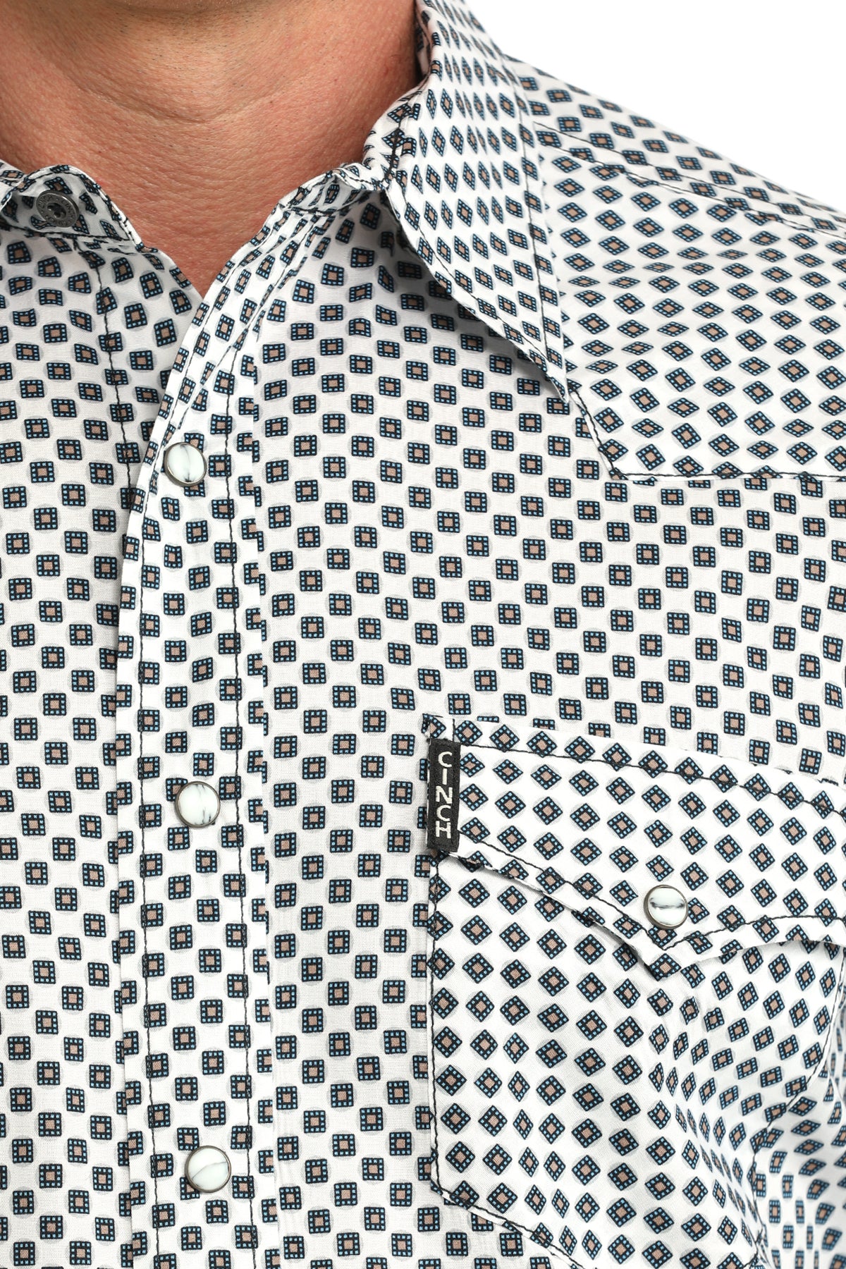 Men’s Modern Fit Snap Front Western Shirt