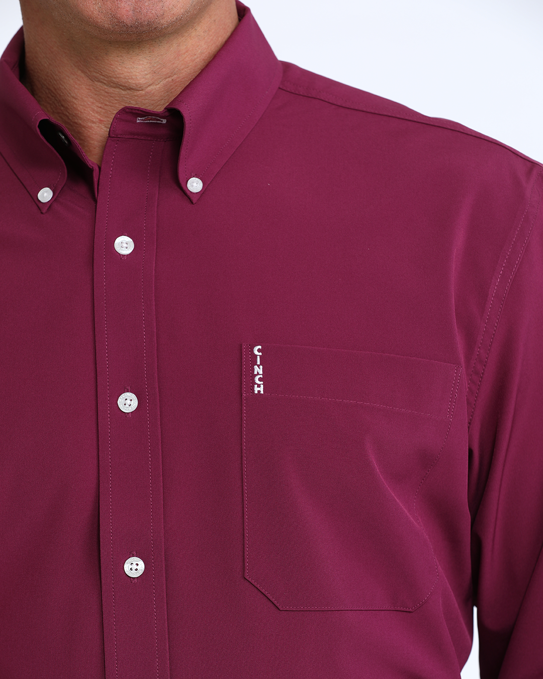Men's ArenaFlex Modern Fit Button-Down Western Shirt