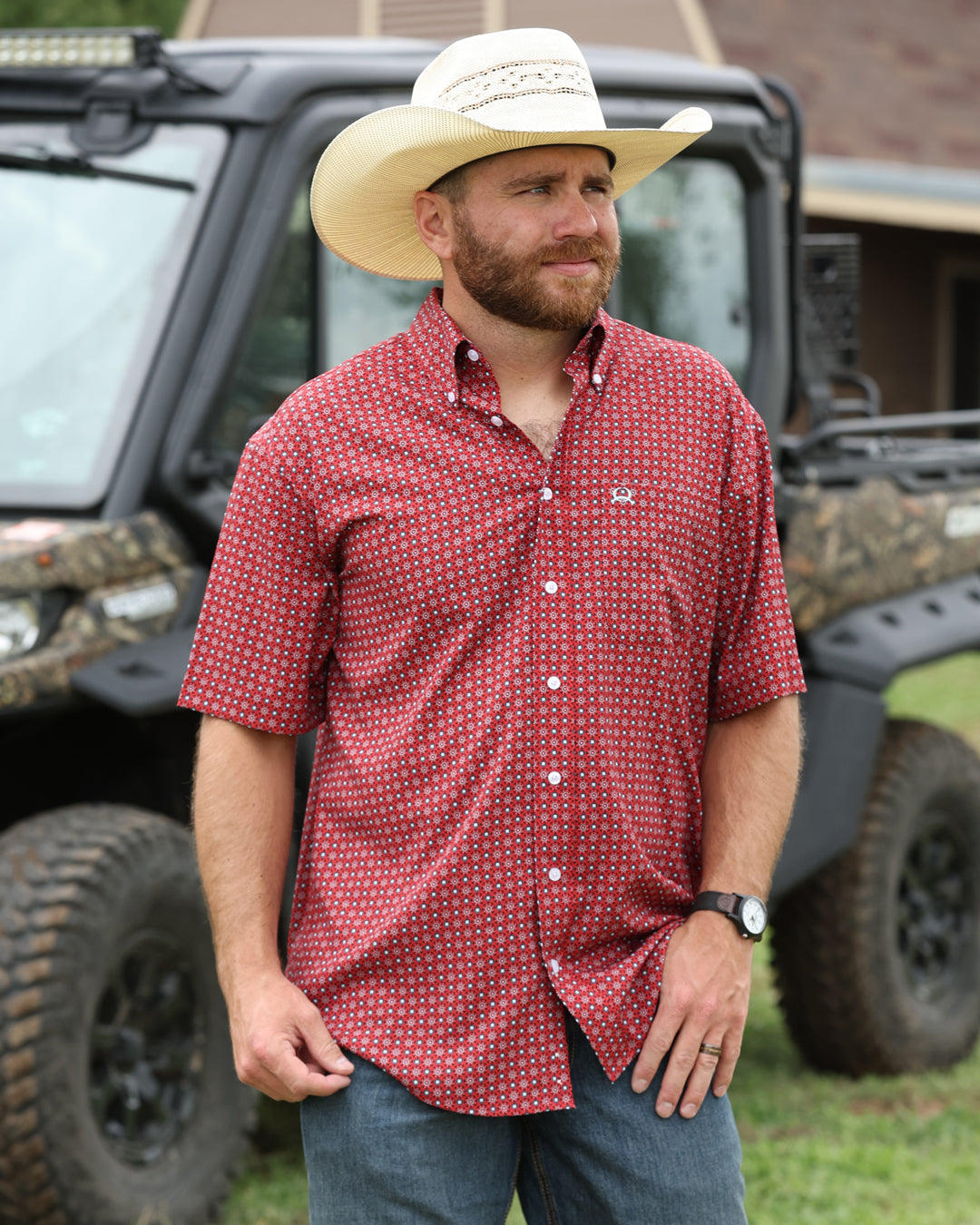 Men’s Arenaflex® Button-Down Western Shirt