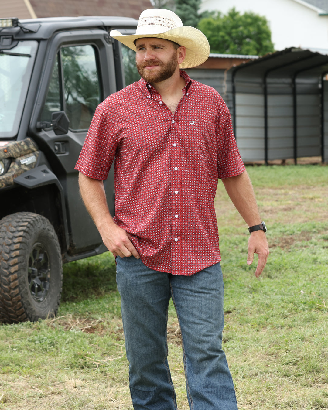 Men’s Arenaflex® Button-Down Western Shirt