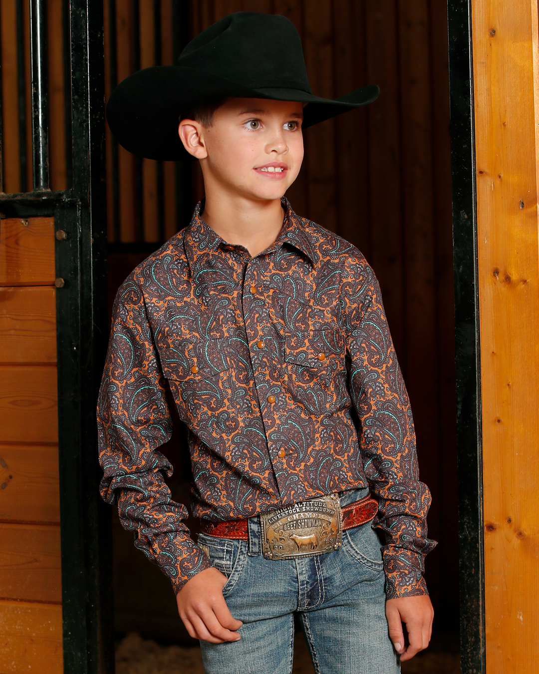 Boy's Snap Front Western Shirt